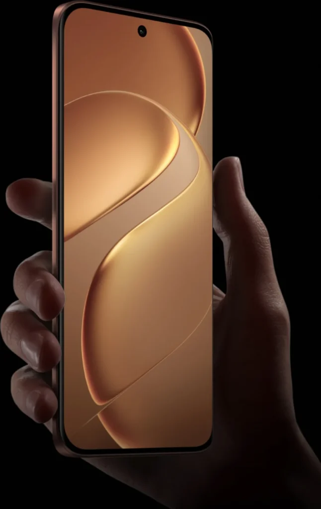 Vivo T5 5G, rear design detail in Royal Bronze