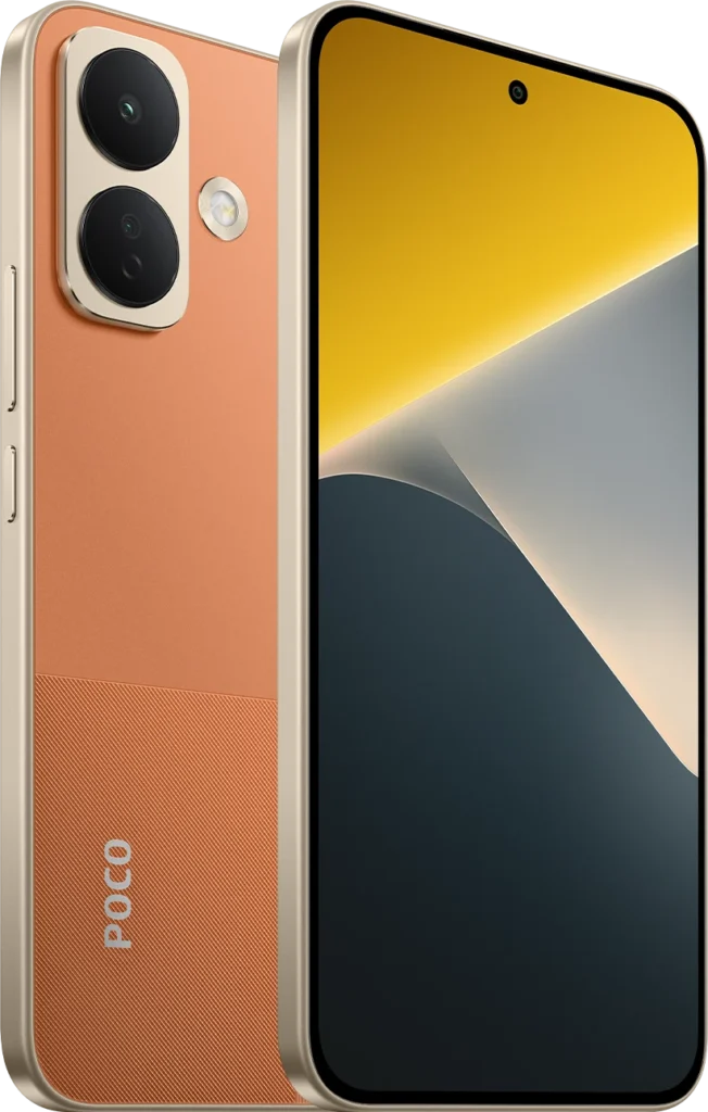 Poco X8 in Fiery Orange