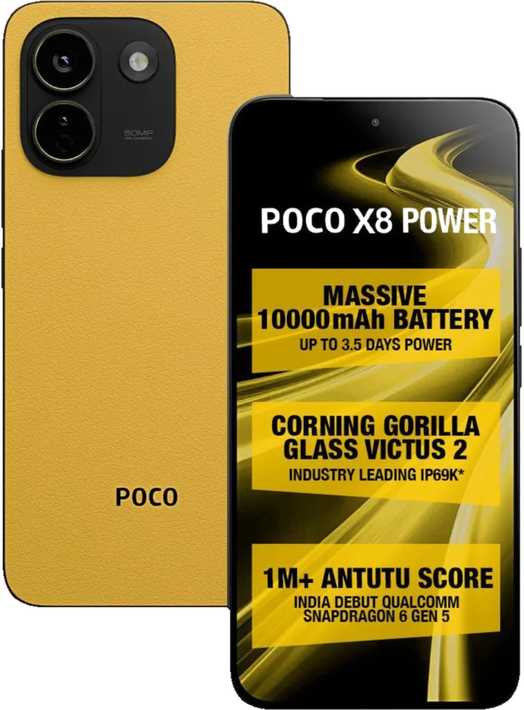 Poco X8 Power in POCO Yellow