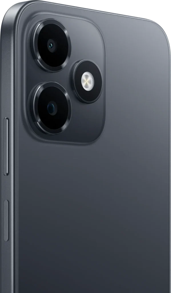 realme P4s Lite, camera close-up in Nebula Black