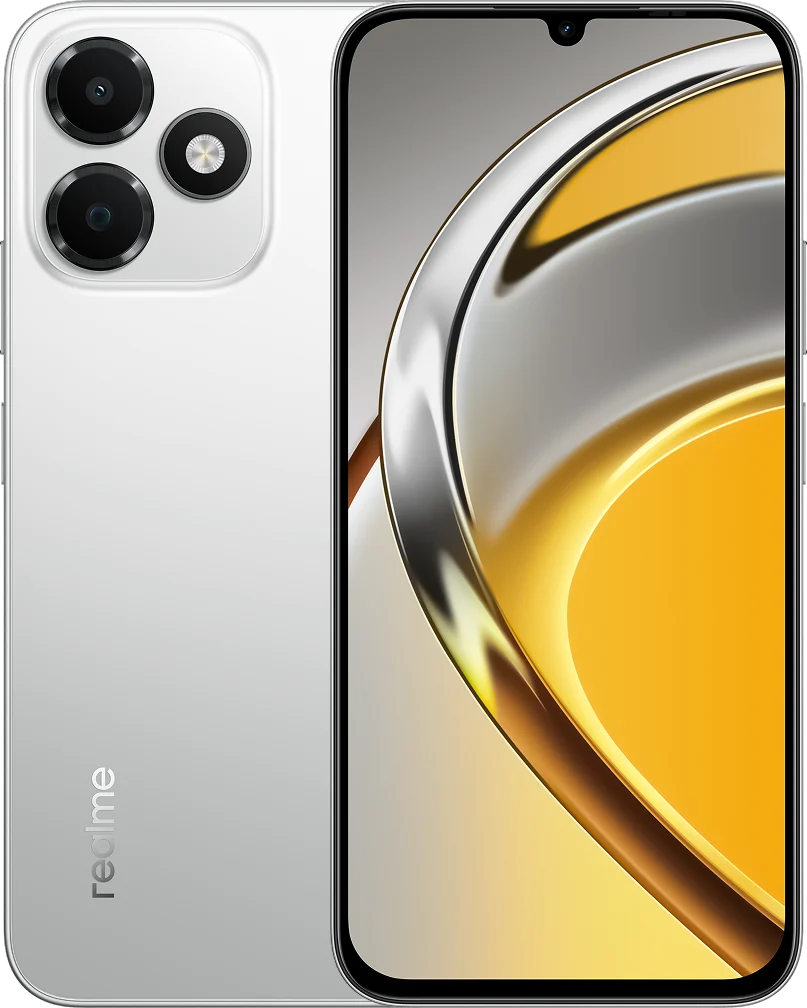 Realme P4s Lite in Moonlight Silver