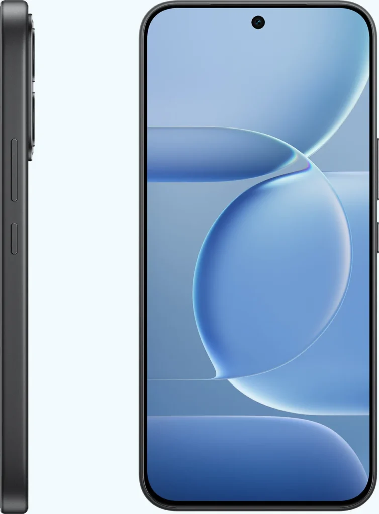 Vivo S2 FE, in Titan Black, side and front