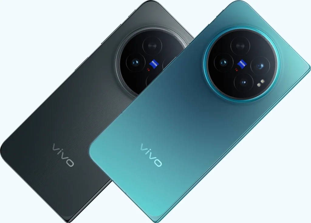 Vivo X Fold6, both colours at an angle, from the back