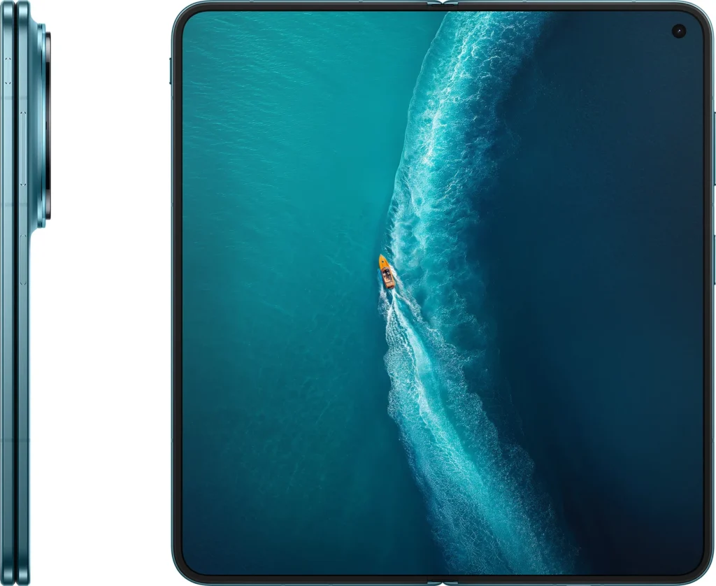 Vivo X Fold6, Nebula Teal and Prism Black finishes side by side